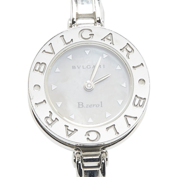 ブルガリ ビーゼロワン バングルウォッチ BZ22S クオーツ シルバー文字盤 ステンレススチール レディース BVLGARI 【中古】