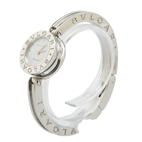 ブルガリ ビーゼロワン バングルウォッチ BZ22S クオーツ シルバー文字盤 ステンレススチール レディース BVLGARI 【中古】