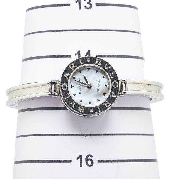 ブルガリ ビーゼロワン バングルウォッチ BZ22S クオーツ シルバー文字盤 ステンレススチール レディース BVLGARI 【中古】