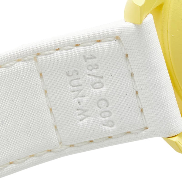 オメガ ×スウォッチ ムーンスウォッチ MISSION TO THE SUN 腕時計 SO33J100 クオーツ イエロー文字盤 セラミック ナイロン メンズ OMEGA 【中古】