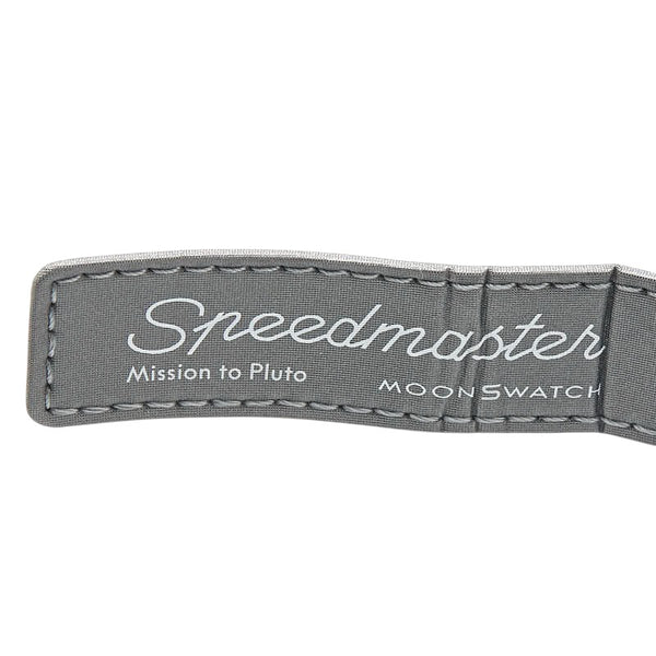 オメガ ×スウォッチ ムーンスウォッチ MISSION TO PLUTO 腕時計 SO33M101 クオーツ ホワイト文字盤 セラミック ナイロン メンズ OMEGA 【中古】