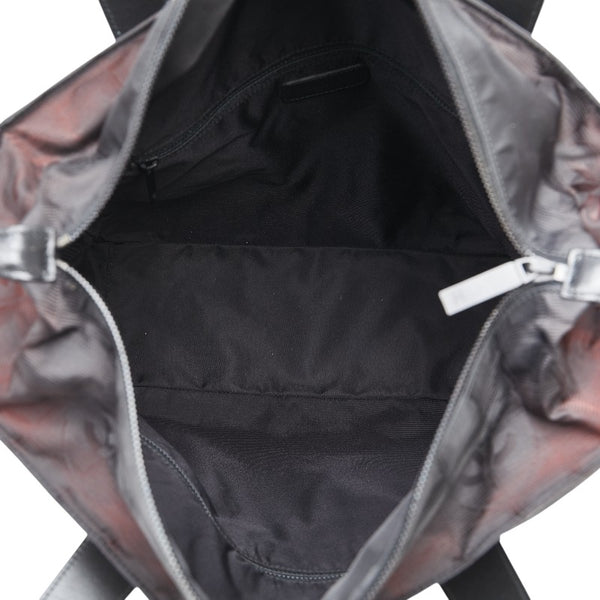 シャネル ニュートラベルライン トートGM トートバッグ ショルダーバッグ A15825 ブラック ナイロン レザー レディース CHANEL 【中古】