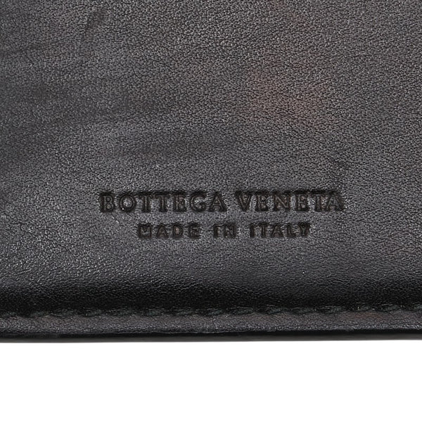 ボッテガヴェネタ イントレチャート 長財布 ブラック レザー レディース BOTTEGAVENETA 【中古】