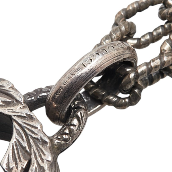 グッチ インターロッキングG ネックレス シルバー SV925 シルバー レディース GUCCI 【中古】