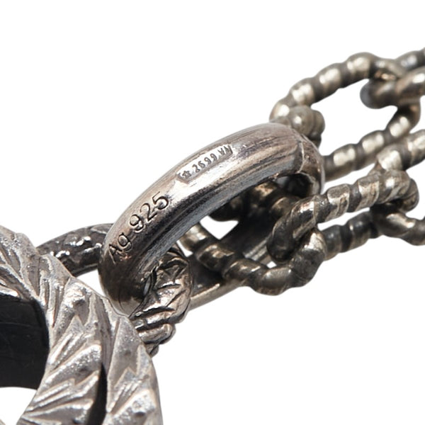 グッチ インターロッキングG ネックレス シルバー SV925 シルバー レディース GUCCI 【中古】