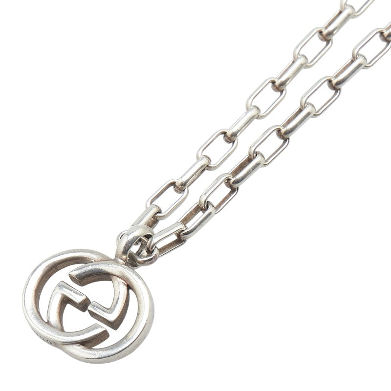 グッチ インターロッキングG ネックレス SV925 シルバー レディース GUCCI 【中古】