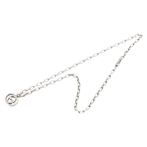 グッチ インターロッキングG ネックレス SV925 シルバー レディース GUCCI 【中古】