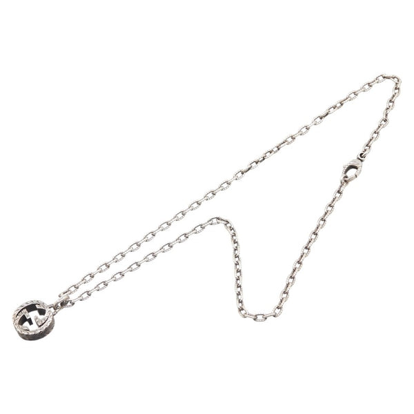 グッチ インターロッキングG ネックレス SV925 シルバー レディース GUCCI 【中古】