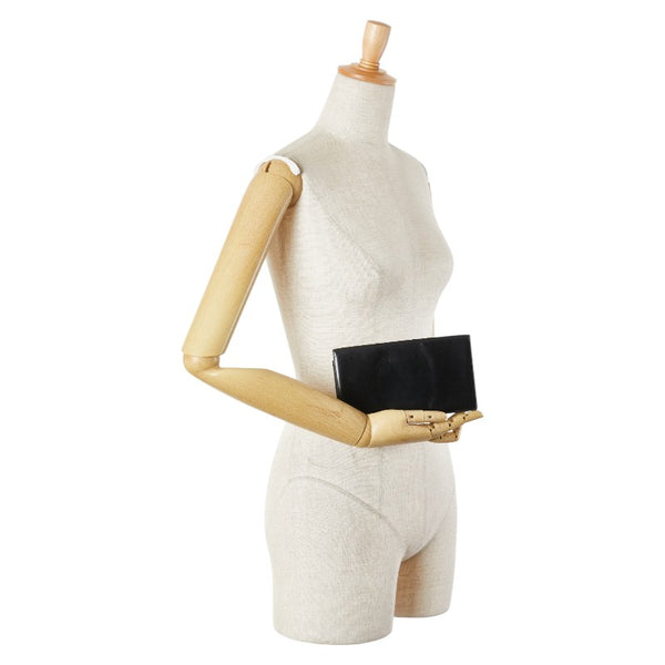 エルメス 札入れ ブラック レザー レディース HERMES 【中古】