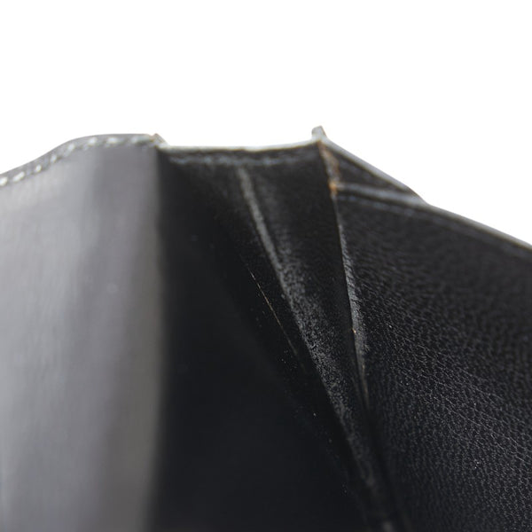 エルメス 札入れ ブラック レザー レディース HERMES 【中古】