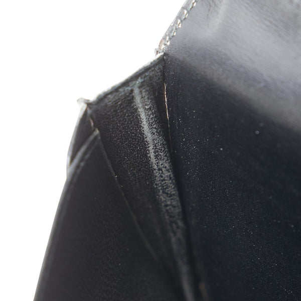 エルメス 札入れ ブラック レザー レディース HERMES 【中古】