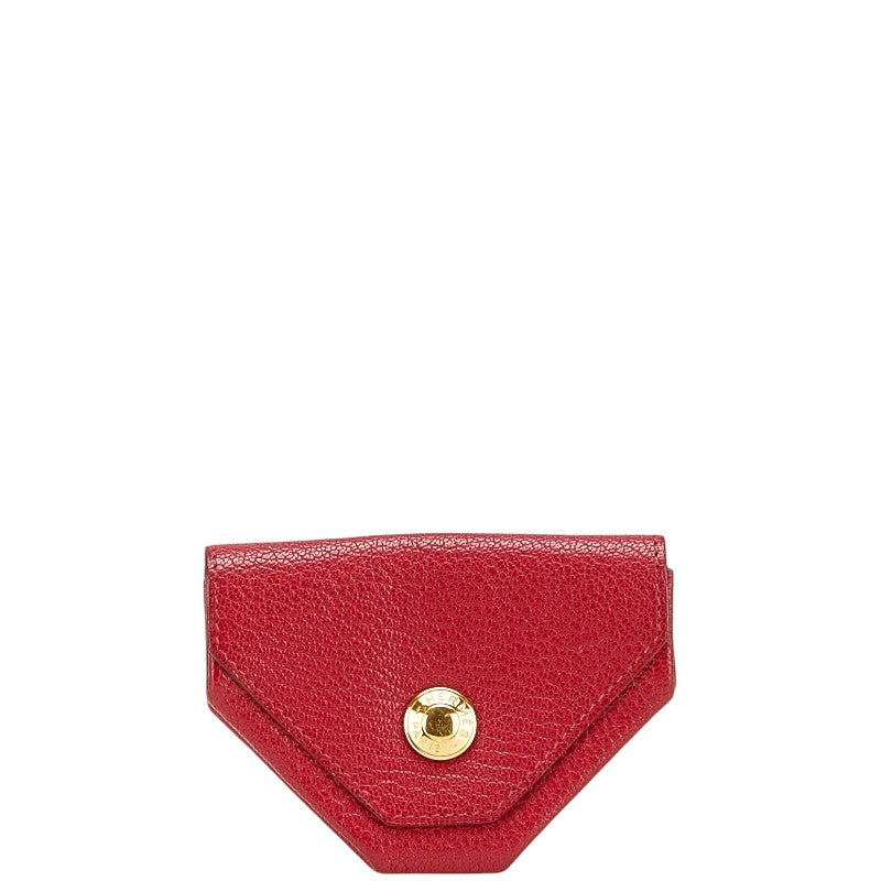 エルメス ルヴァンキャトル コインケース レッド系 シェーブル レディース HERMES 【中古】