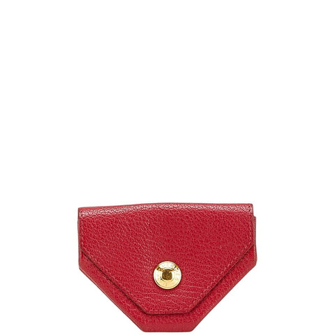 エルメス ルヴァンキャトル コインケース レッド系 シェーブル レディース HERMES 【中古】