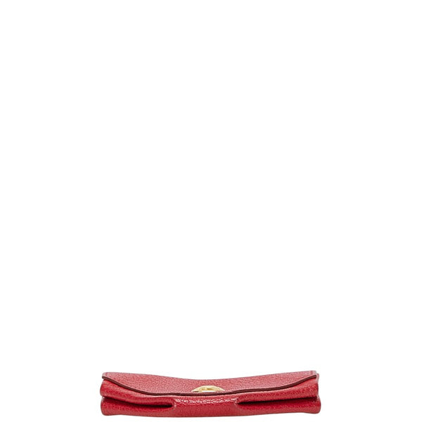 エルメス ルヴァンキャトル コインケース レッド系 シェーブル レディース HERMES 【中古】