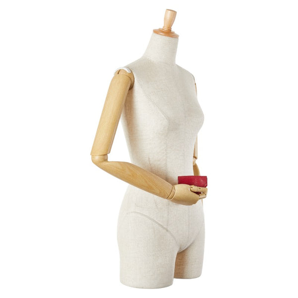 エルメス ルヴァンキャトル コインケース レッド系 シェーブル レディース HERMES 【中古】