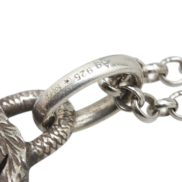 グッチ インターロッキングG ネックレス シルバー SV925 シルバー レディース GUCCI 【中古】