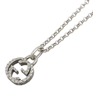 グッチ インターロッキングG ネックレス シルバー SV925 シルバー レディース GUCCI 【中古】