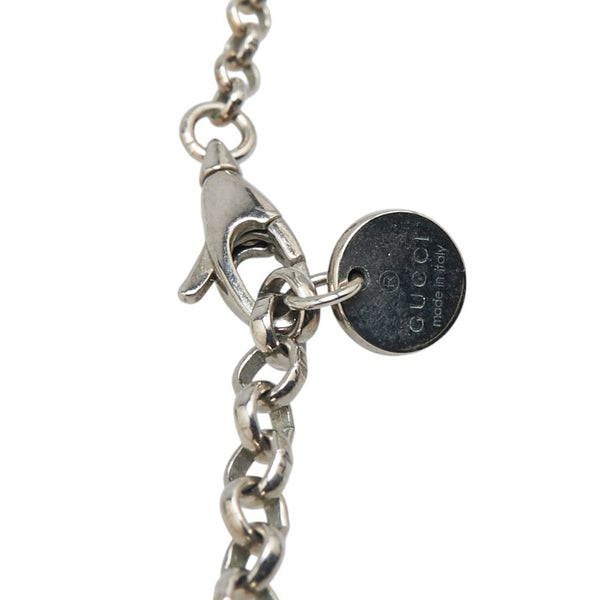 グッチ インターロッキングG ネックレス シルバー SV925 シルバー レディース GUCCI 【中古】