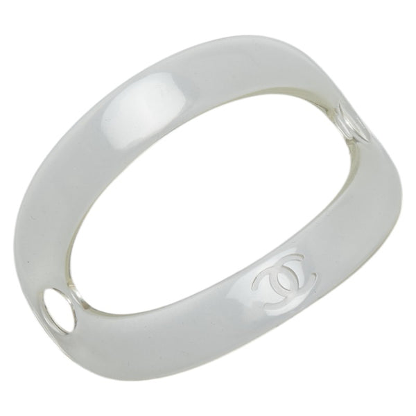 シャネル ココマーク かんざし 髪留め 髪飾り ヘアアクセサリー クリア プラスチック レディース CHANEL 【中古】