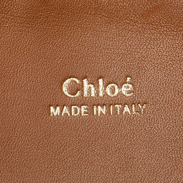 クロエ ハンドバッグ ショルダーバッグ 2WAY ブラウン レザー パイソン レディース Chloe 【中古】
