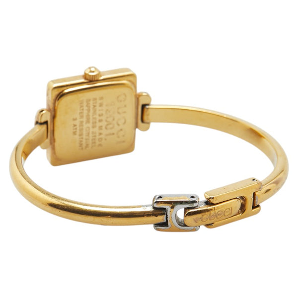 グッチ バングルウォッチ 1900L クオーツ ホワイト文字盤 ステンレススチール レディース GUCCI 【中古】