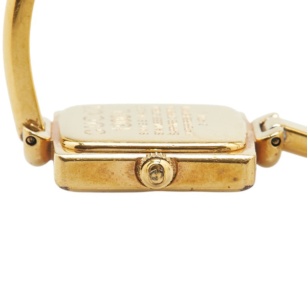 グッチ バングルウォッチ 1900L クオーツ ホワイト文字盤 ステンレススチール レディース GUCCI 【中古】