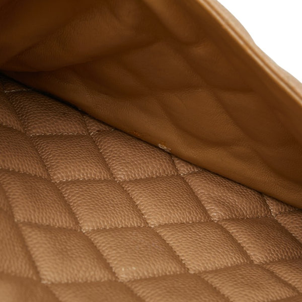 シャネル ココマーク マトラッセ 復刻トート トートバッグ ベージュ キャビアスキン レディース CHANEL 【中古】