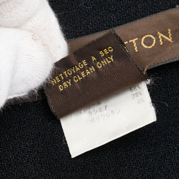 ルイ ヴィトン ジップアップブルゾン サイズ：36 ブラック ウール カシミヤ レディース LOUIS VUITTON 【中古】