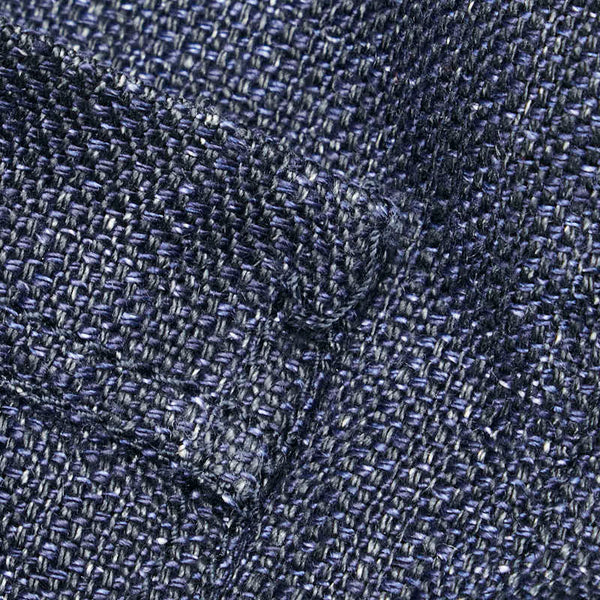 シャネル ココマークボタン レース ジャケット サイズ：38 P17259V09669 インディゴブルー リネン レディース CHANEL 【中古】