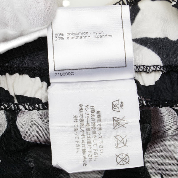 シャネル ココマーク 総柄 キャミソール サイズ：44 P23470W0334 ブラック ホワイト ナイロン スパンデックス レディース CHANEL 【中古】