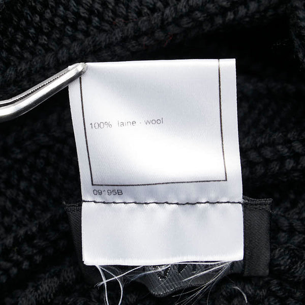 シャネル ニット セーター タートルネック サイズ：38 P14413V00672 ブラック ウール レディース CHANEL 【中古】