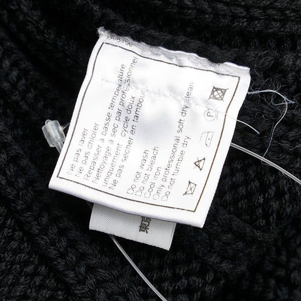 シャネル ニット セーター タートルネック サイズ：38 P14413V00672 ブラック ウール レディース CHANEL 【中古】