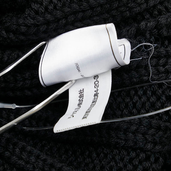 シャネル ニット セーター タートルネック サイズ：38 P14413V00672 ブラック ウール レディース CHANEL 【中古】