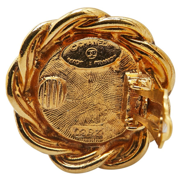 シャネル ヴィンテージ パール イヤリング ゴールド メッキ レディース CHANEL 【中古】