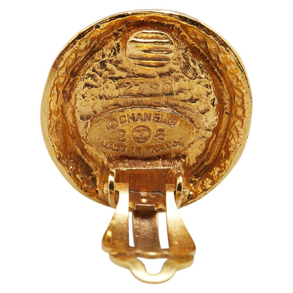 シャネル ヴィンテージ イヤリング ゴールド メッキ フェイクパール レディース CHANEL 【中古】