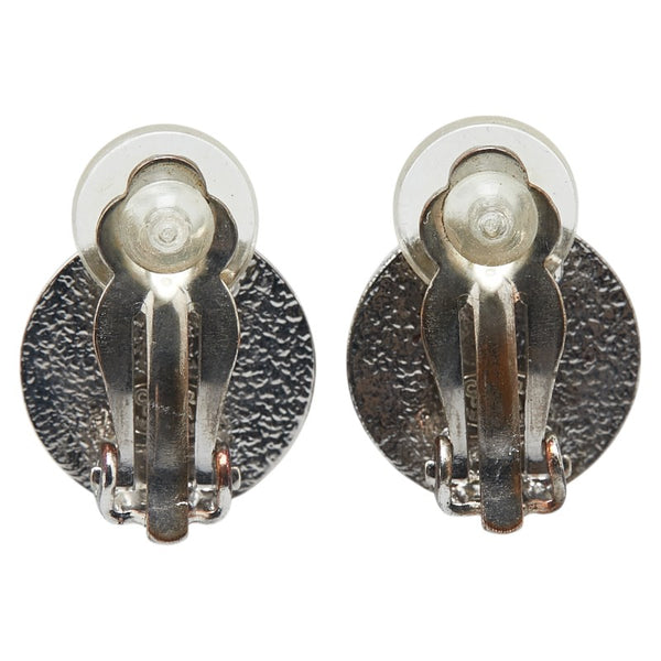 シャネル ココマーク イヤリング シルバー ブルー メタル レディース CHANEL 【中古】