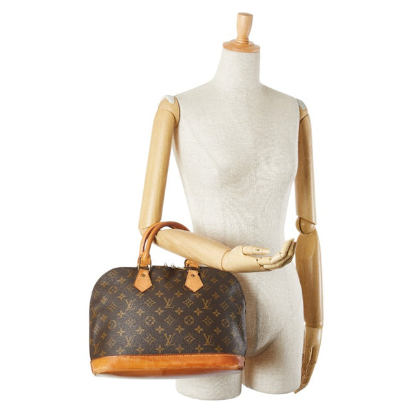 ルイ ヴィトン モノグラム アルマPM ハンドバッグ M51130 ブラウン PVC レザー レディース LOUIS VUITTON 【中古】