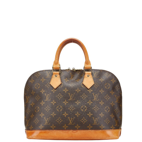ルイ ヴィトン モノグラム アルマPM ハンドバッグ M51130 ブラウン PVC レザー レディース LOUIS VUITTON 【中古】