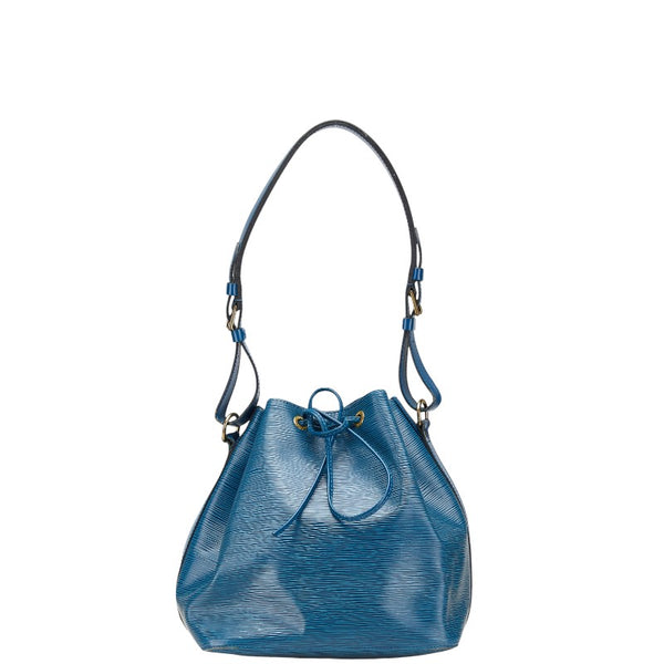 ルイ ヴィトン エピ プチノエ ワンショルダーバッグ ハンドバッグ M44105 トレドブルー  レザー レディース LOUIS VUITTON 【中古】