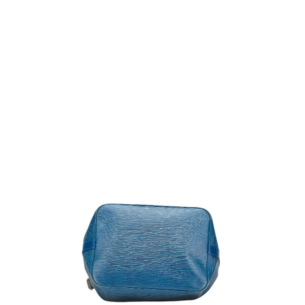 ルイ ヴィトン エピ プチノエ ワンショルダーバッグ ハンドバッグ M44105 トレドブルー  レザー レディース LOUIS VUITTON 【中古】