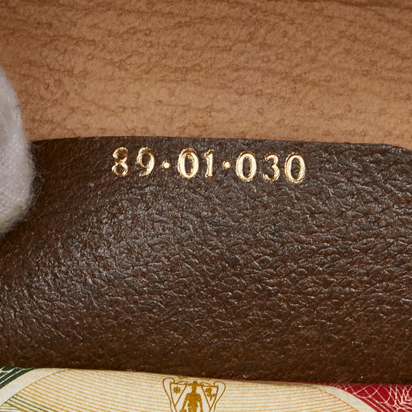 グッチ オールドグッチ GGスプリーム シェリーライン クラッチバッグ セカンドバッグ ベージュ マルチカラー PVC レザー レディース GUCCI 【中古】