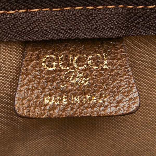 グッチ グッチプラス GGプラス ボストンバッグ ベージュ マルチカラー PVC レザー レディース GUCCI 【中古】
