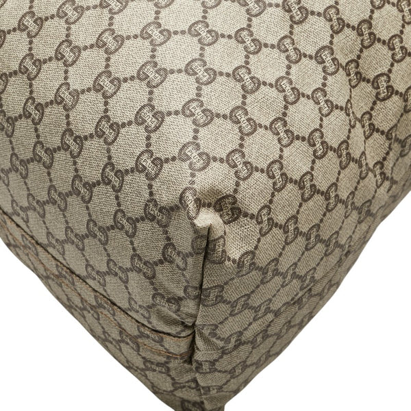 グッチ グッチプラス GGプラス ボストンバッグ ベージュ マルチカラー PVC レザー レディース GUCCI 【中古】