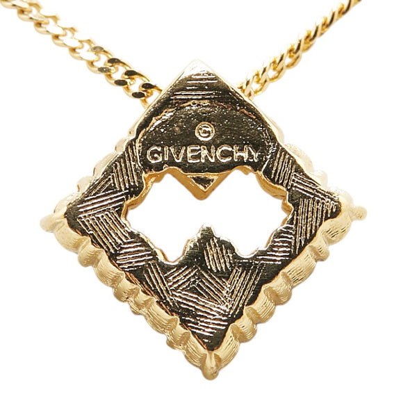 ジバンシー ヴィンテージ ラインストーン ネックレス ゴールド メッキ レディース Givenchy 【中古】