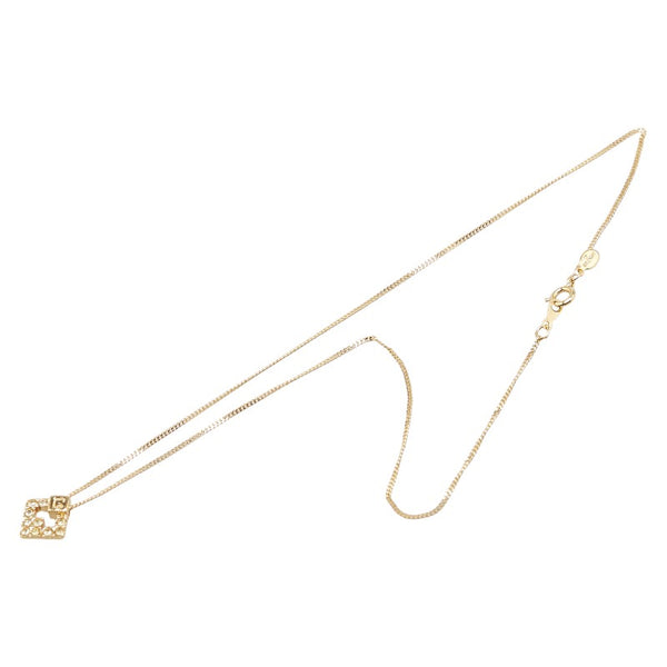 ジバンシー ヴィンテージ ラインストーン ネックレス ゴールド メッキ レディース Givenchy 【中古】