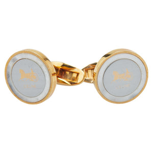 セリーヌ カフス ゴールド メッキ メンズ CELINE 【中古】
