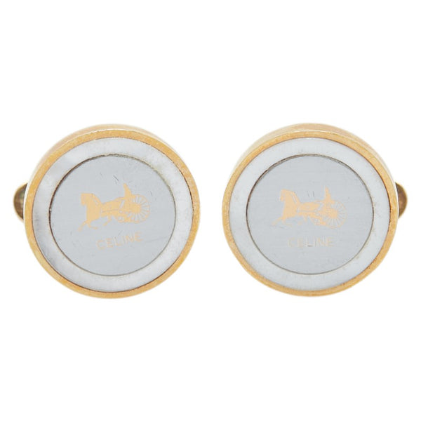 セリーヌ カフス ゴールド メッキ メンズ CELINE 【中古】