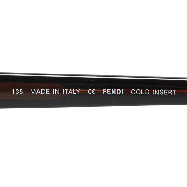 フェンディ ズッカ サングラス FS5109K ブラウン プラスチック レディース FENDI 【中古】