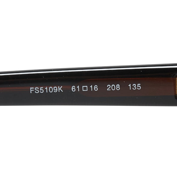 フェンディ ズッカ サングラス FS5109K ブラウン プラスチック レディース FENDI 【中古】