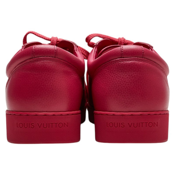 ルイ ヴィトン サークルロゴ スニーカー サイズ：6 1/2 ピンク レザー レディース LOUIS VUITTON 【中古】